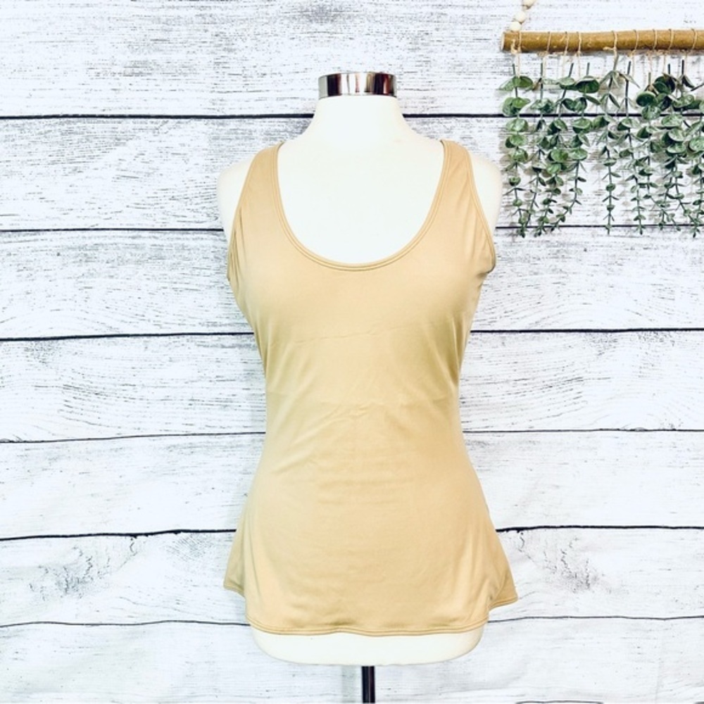 Love Your Assets Sarah Blakely Shapewear Tank Top Plus Size 2X Beige Nude Spanx